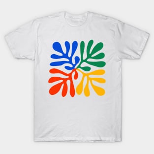 Nature Leaf Cutouts II: Day Edition | Mid-Century Henri Matisse Series T-Shirt